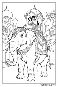 Abu transformed into his giant elephant form Abu transformed into his giant elephant form