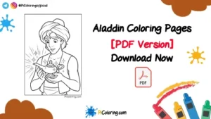 High Printable Aladdin Coloring Pages Kid Friendly