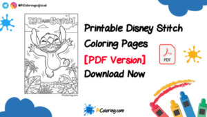High Printable Stitch Coloring Pages Kid Friendly