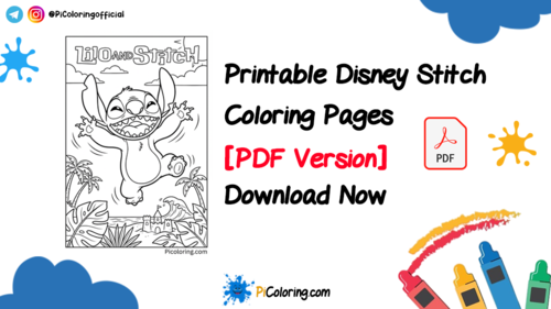 Printable Stitch Coloring Pages