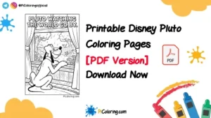 High Printable Pluto Disney Coloring Pages Kid Friendly