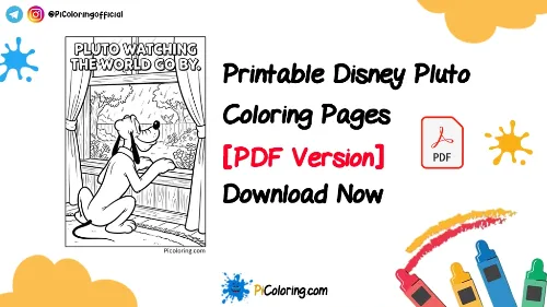 Printable Pluto Coloring Pages