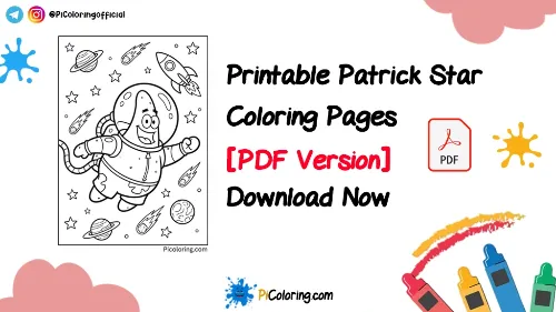 Printable Patrick Star Coloring Pages