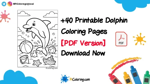 Printable Dolphin Coloring Pages