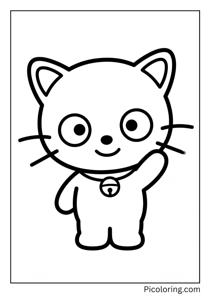 Chococat raises his hand to answer