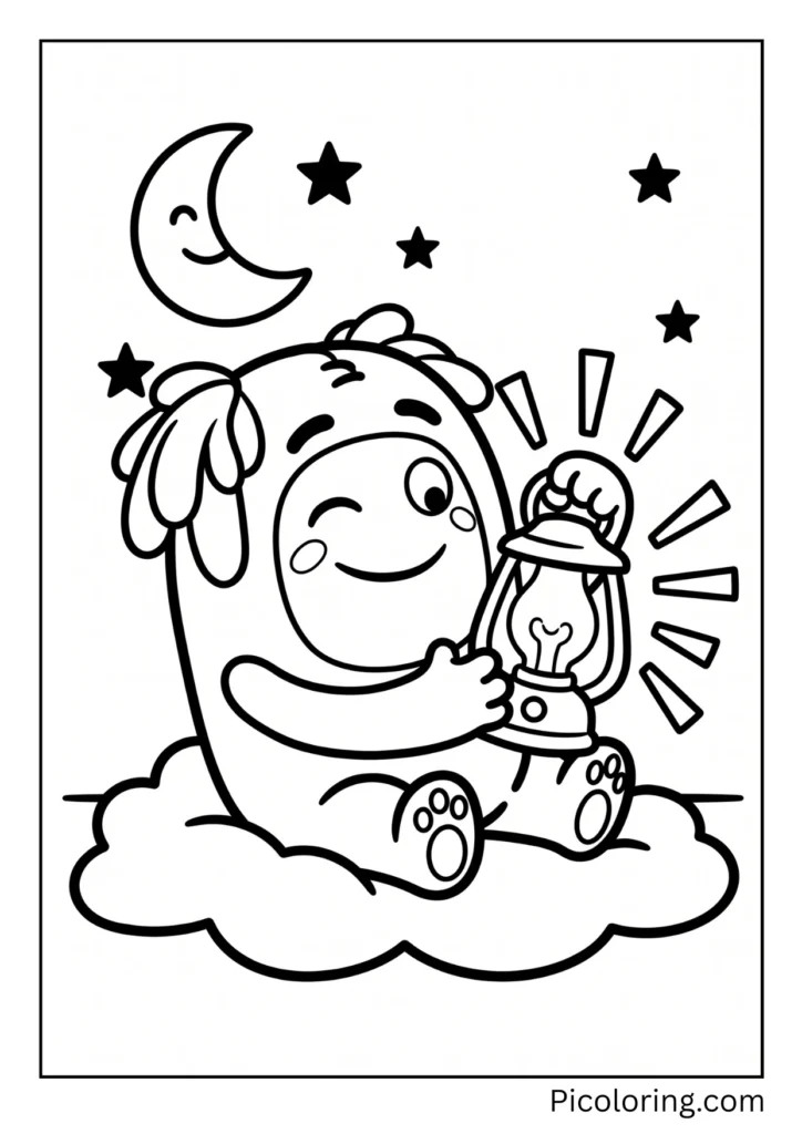 Newt feels safe with a small light Newt feels safe with a small light