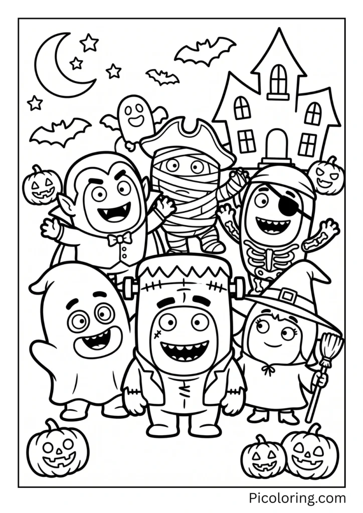 Oddbods in Halloween Costumes dresses up spookily Oddbods in Halloween Costumes dresses up spookily