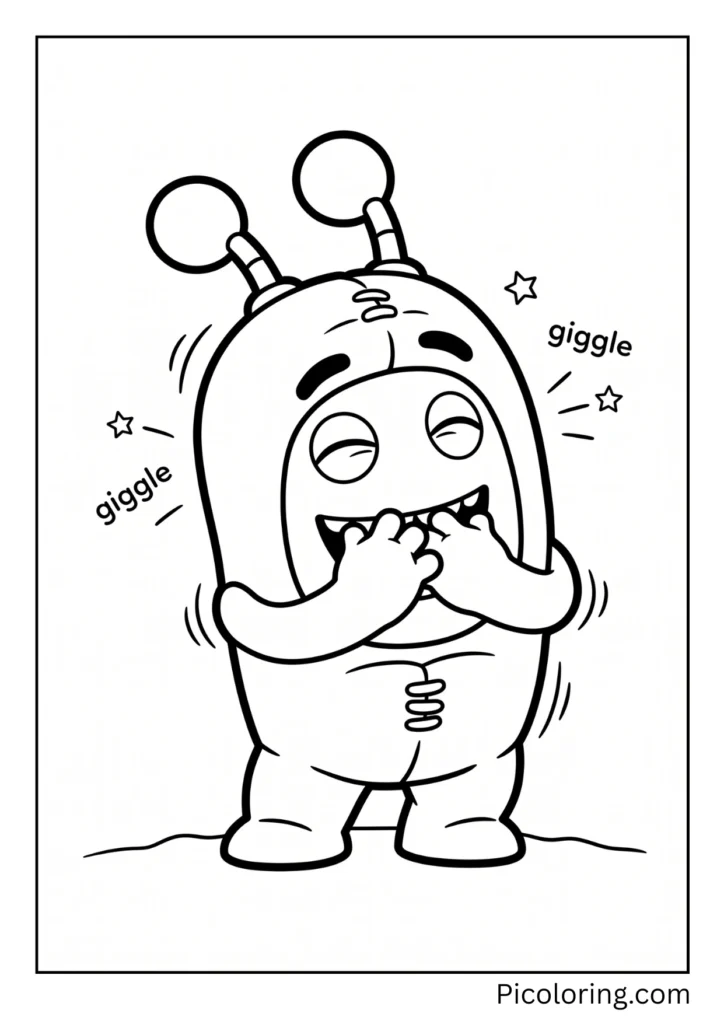 Pogo giggles after a funny trick Pogo giggles after a funny trick