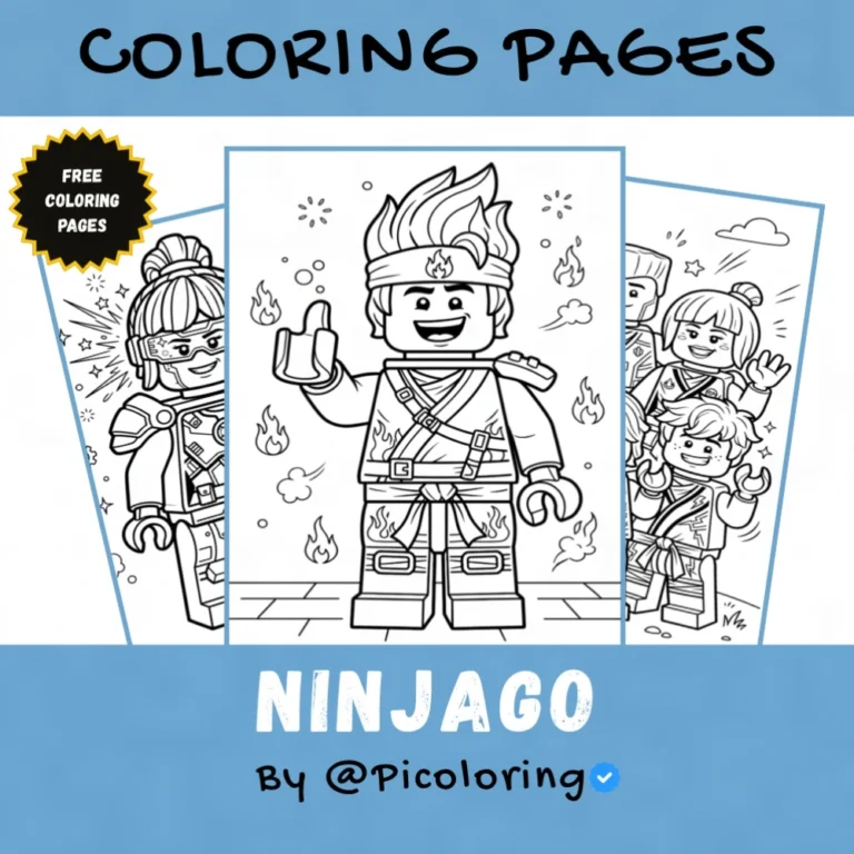 Ninjago Coloring Pages Thumbnail 1000x1000